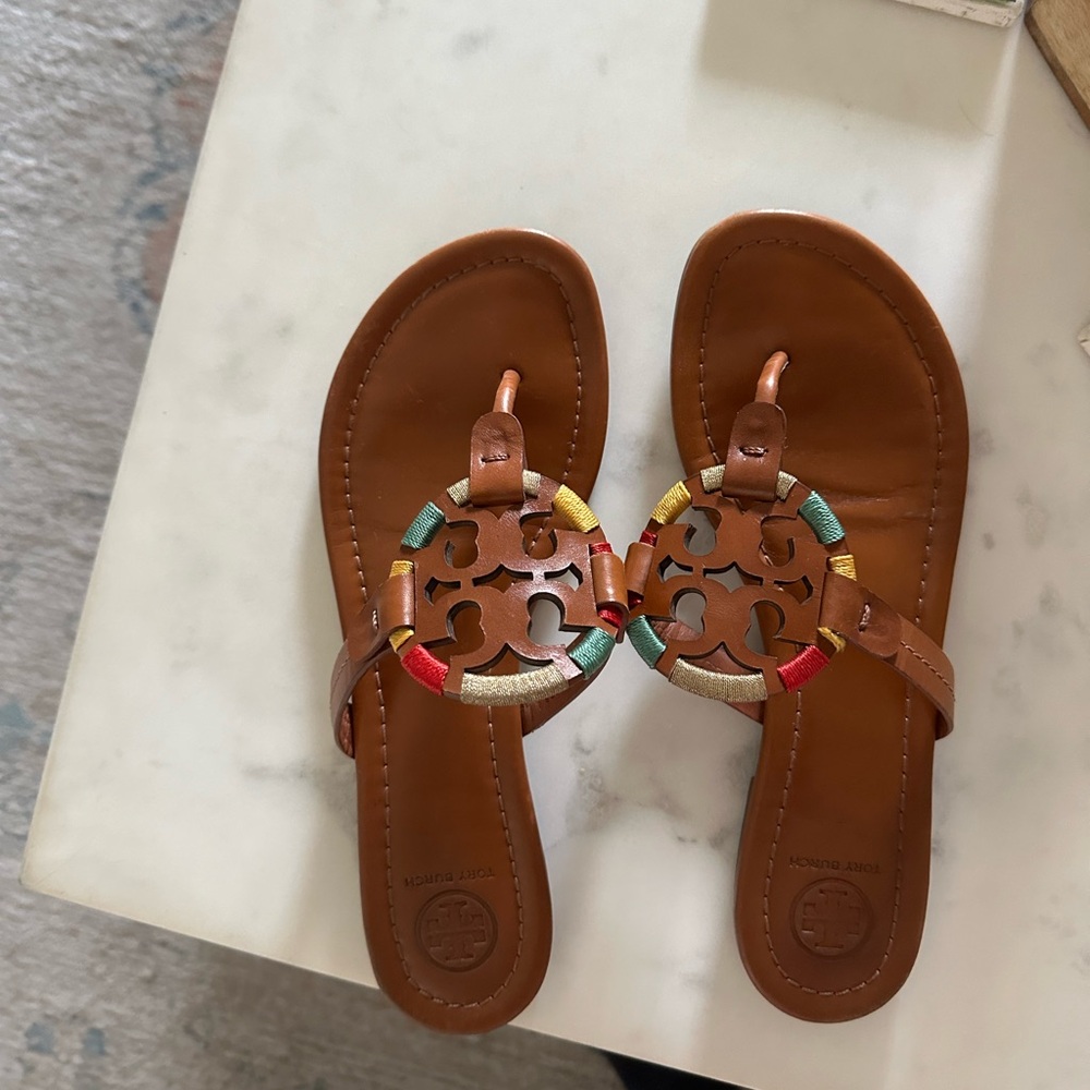 Tory Burch Miller Sandals Size 8